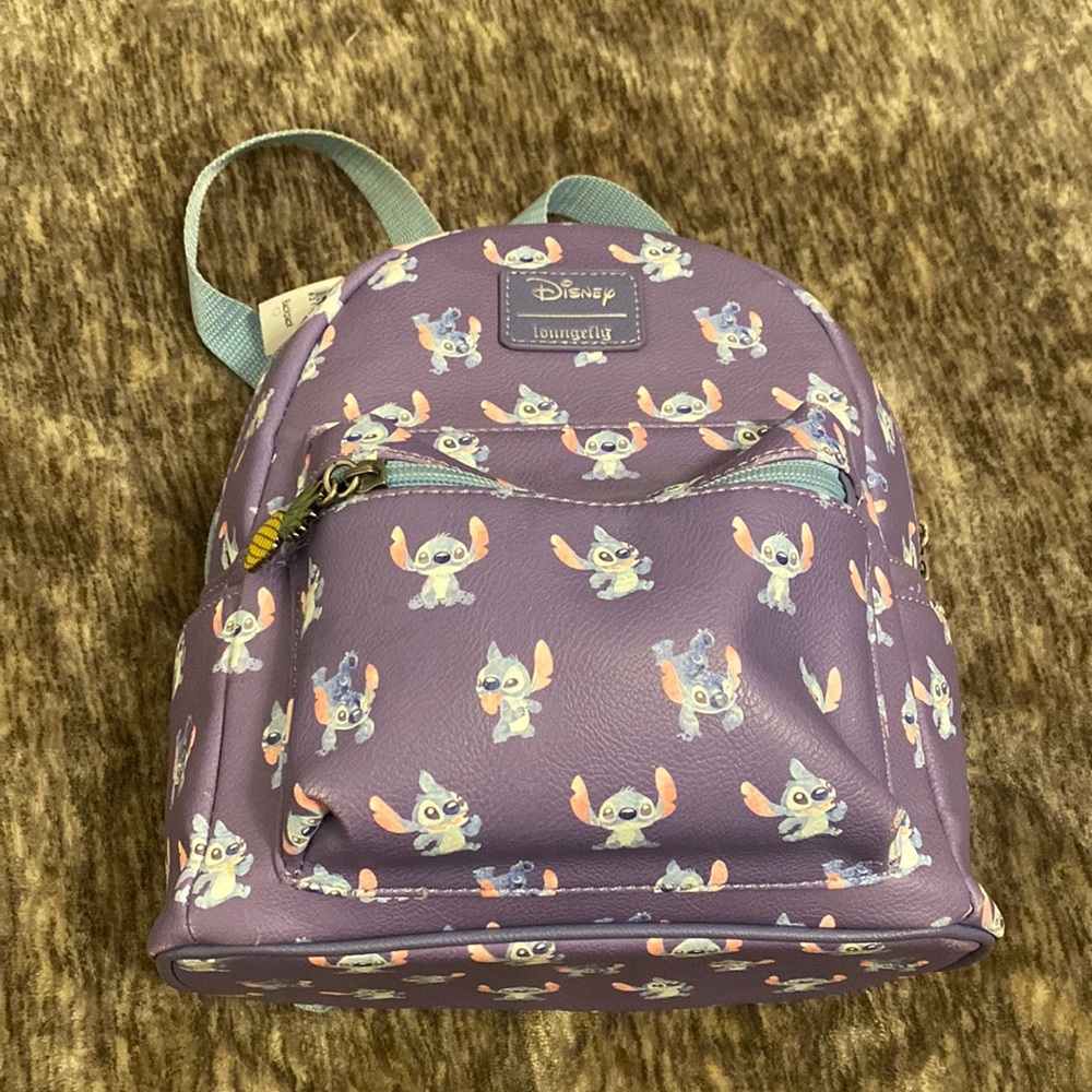 Loungefly Disney‎ Lilo & Stitch Poses Mini Backpack Hot Topic